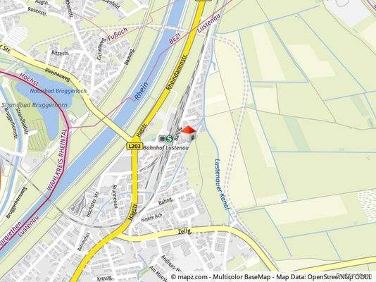 Geolyzer Kartenausschnitt