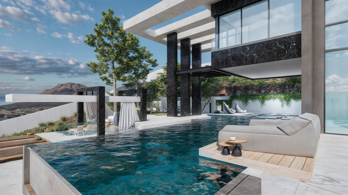 Luxury Villa Project for sale In Kokkino Chorio Cr