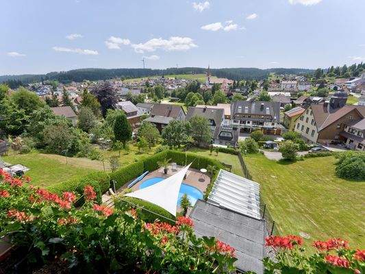 Aussicht von dem privaten Wohnbereich