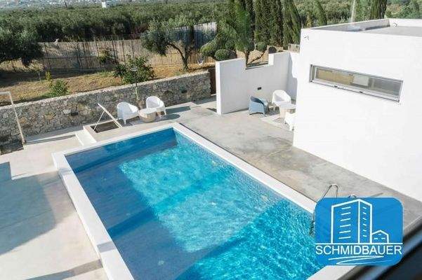 Kreta, Petrokefali: Villa mit Pool und großem Garten zu verkaufen