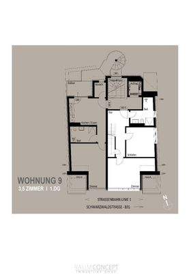 Whg.9 Grundriss 4.OG