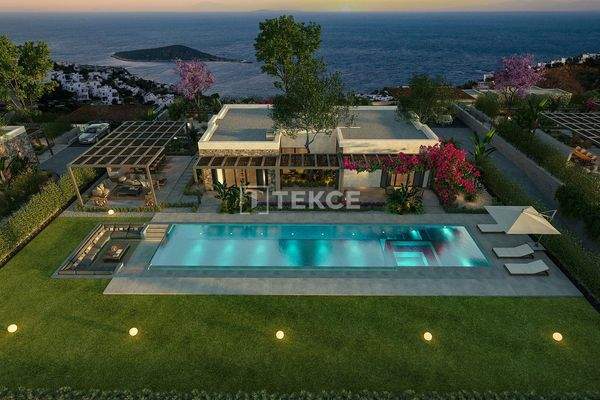 Detached Sea-View Villas with Private Pools in Gümüşlük Bodrum