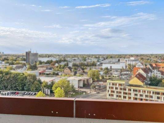 Blick aus dem Balkon