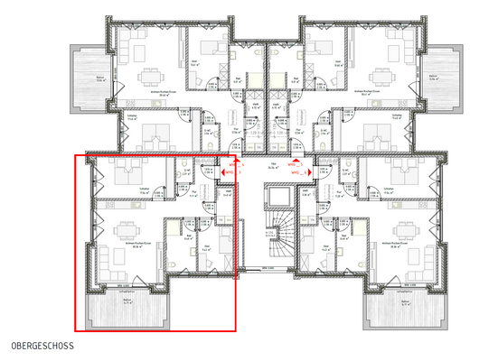 Grundriss Wohnung 3