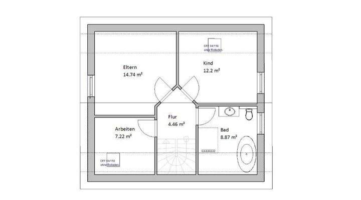 Grundrissbeispiel OG