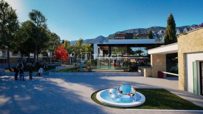 Villas with Sea Views in a Central Location in Lapta