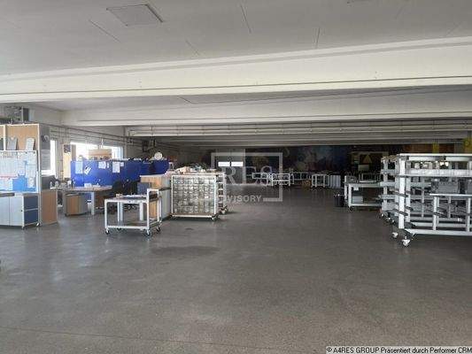 Objektansicht Hallenfläche