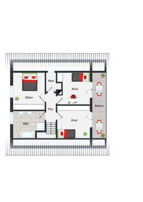 Grundriss Dachgeschoss