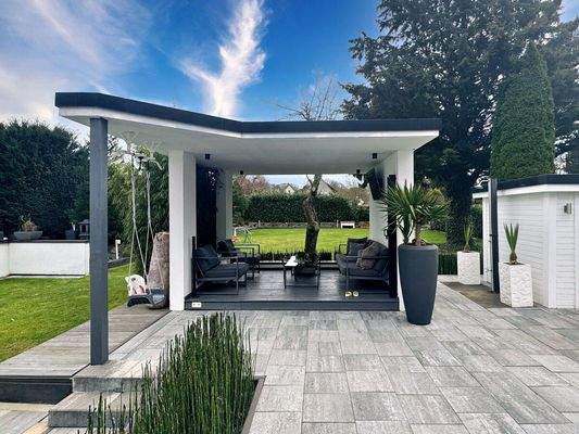 Überdachter Terrassenbereich