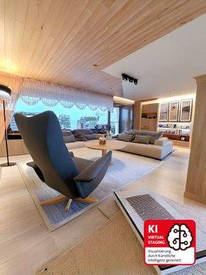 Wohnzimmer Blick Terrasse