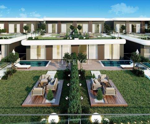 Apartments with Private Pools and Gardens in İzmir Çeşme