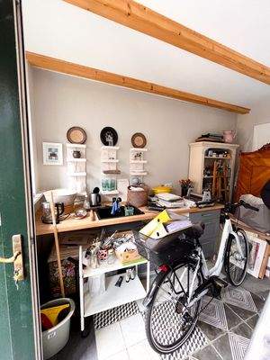 Kleine Küche im Nebengelass