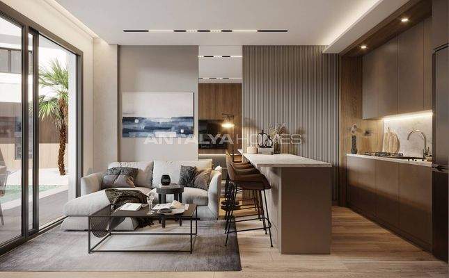 Investment Apartments with 400 m² Pool in Antalya Aksu