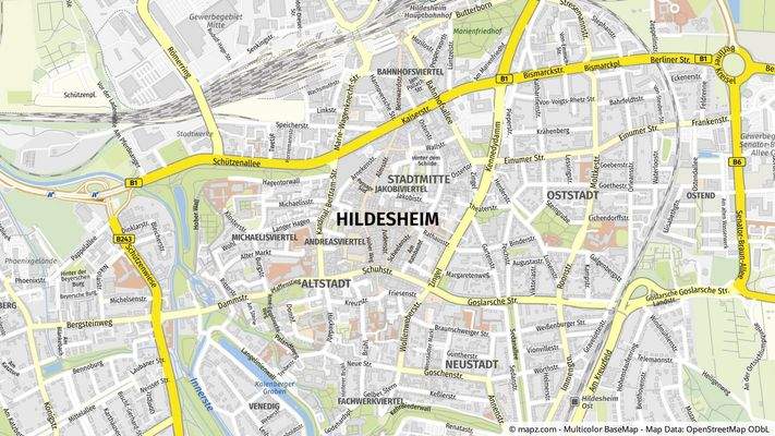 Geolyzer Kartenausschnitt