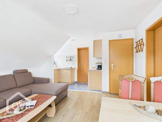 Küche/ Wohnen Appartement