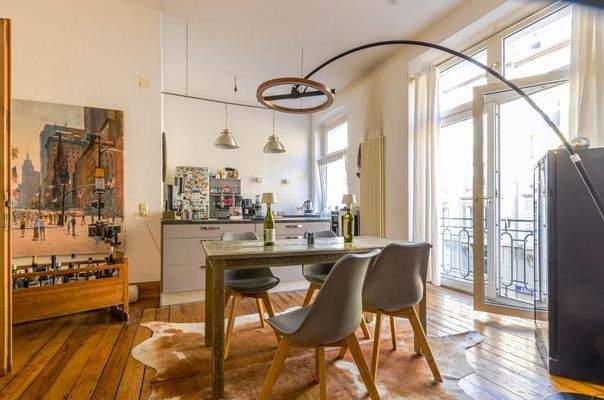 Küche und Essbereich