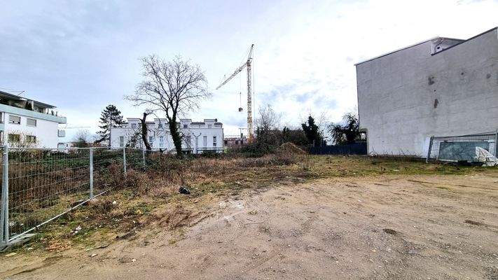 Bauplatz vor Ort 