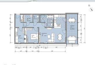 Grundriss Wohnung 3.20