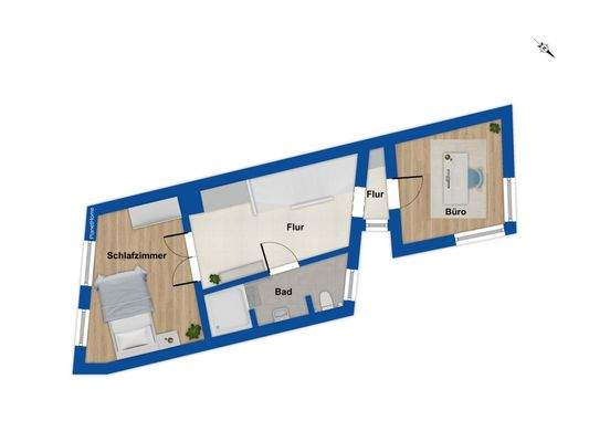 Grundriss - Obergeschoss