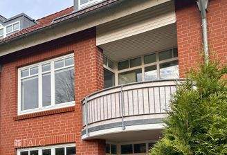 Blick vom Garten auf die Wohnung