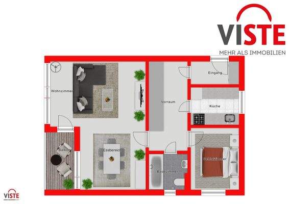 Grundrissplan - nicht maßstabsgetreu!