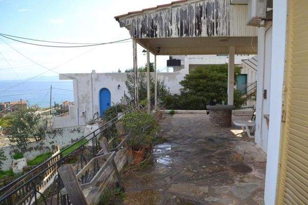 Kleines Hotel mit Meerblick, in der Nähe von Strand und Stadt auf Kreta