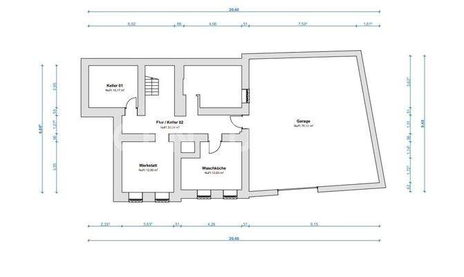 Grundriss Kellergeschoss