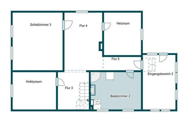 Grundriss Skizze Souterrain