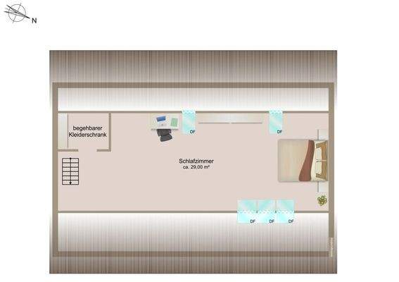 Grundriss Dachgeschoss