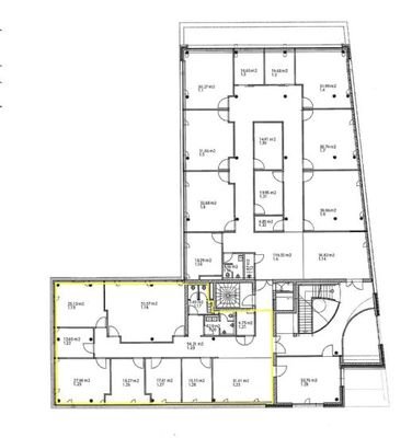 Grundrissplan 1. Obergeschoss