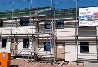 BK DHH 3&amp;4 Winzenheim Straßenseite Baustelle 2025