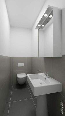 OG Gästetoilette - Visualisierung -