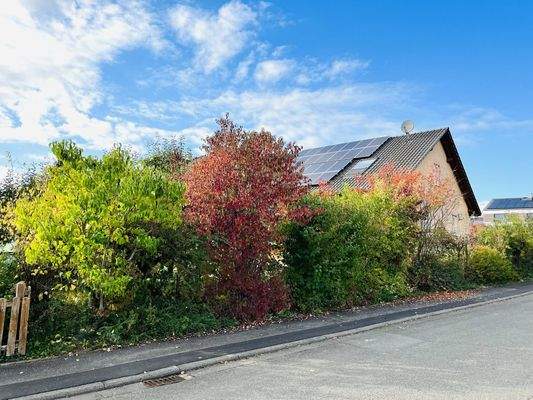 viel Grün & blickgeschütztes Grundstück… die Südostansicht des Hauses