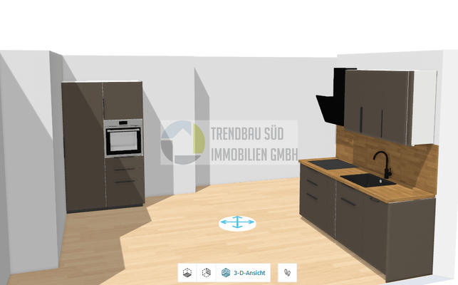 Ansicht Küche 3D Planung