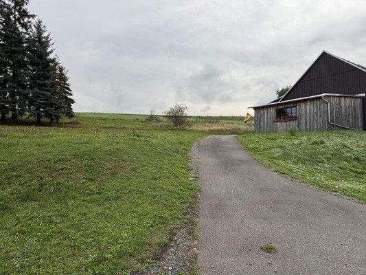 Einfahrt und linker Grundtücksteil