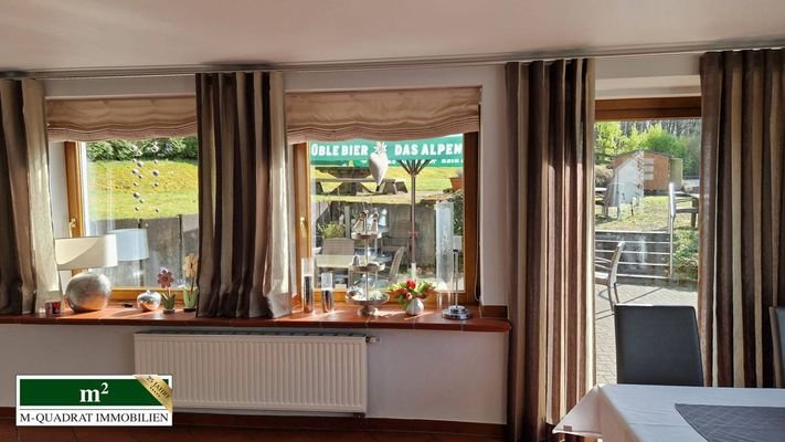 Zugang zum Biergarten