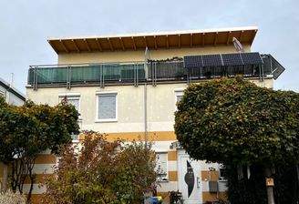 Vorderansicht Doppelhaushälfte