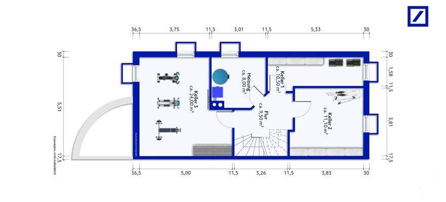 Grundriss Kellergeschoss