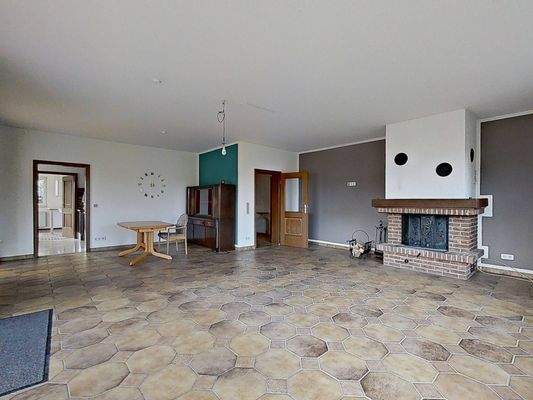 Ansicht III: Wohn- und Esszimmer