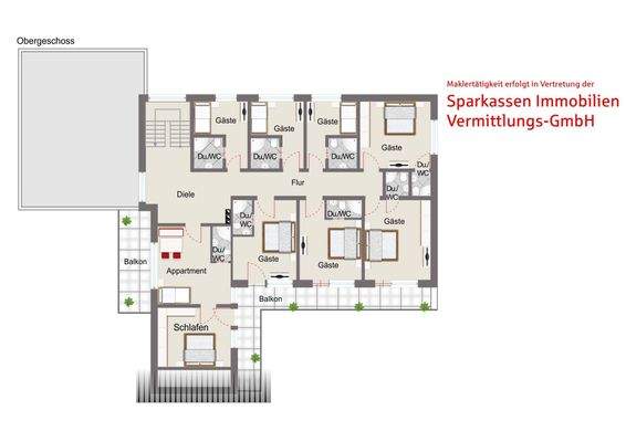 Grundriss Obergeschoss