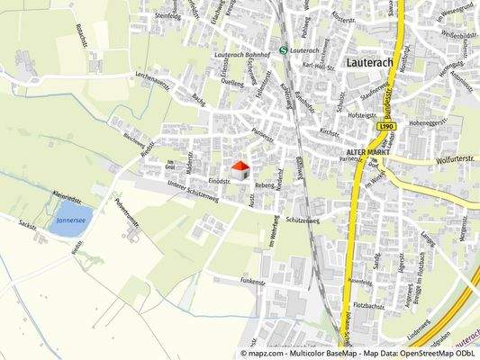 Geolyzer Kartenausschnitt