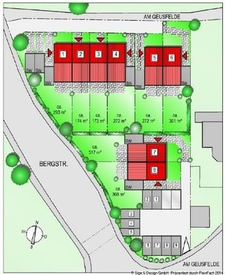 Lageplan Garagenhof