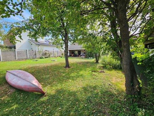 Garten Ansicht auf Haus 3