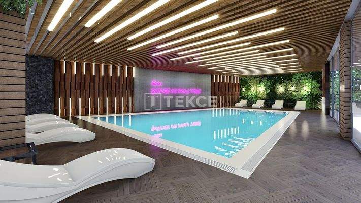 Sea-View Apartments in a Complex in Antalya Altıntaş