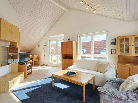 Geräumiger, heller Wohn- und Essbereich