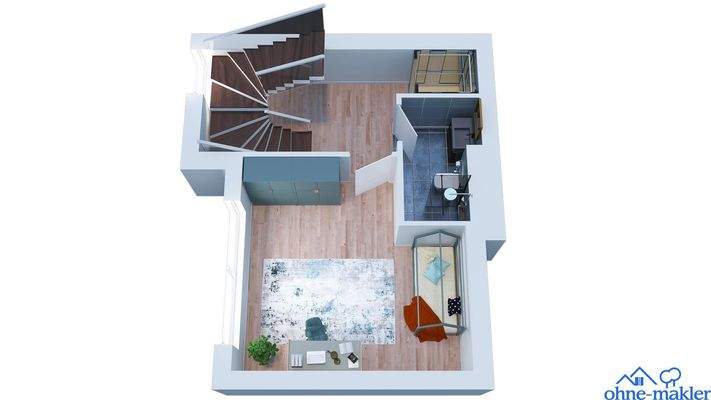 1. Stock mit eigenem Bad