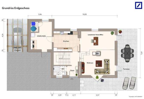 Grundriss Erdgeschoss