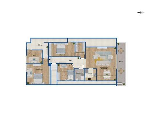 Grundriss Dachgeschoss