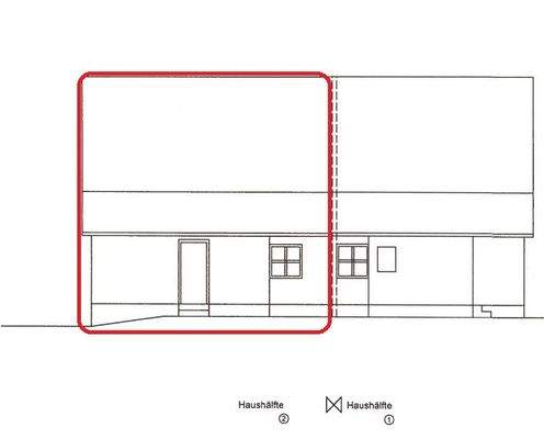 Ansicht Ost (Rückseite Haus)