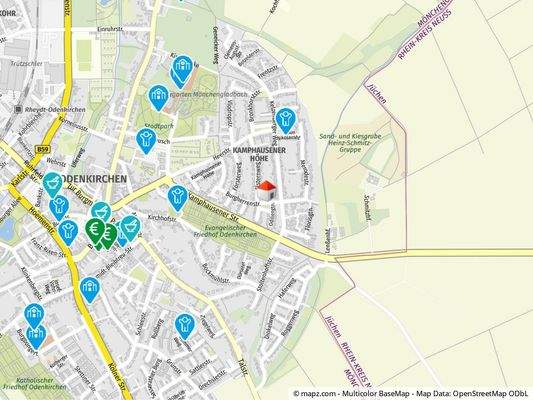 Geolyzer Kartenausschnitt